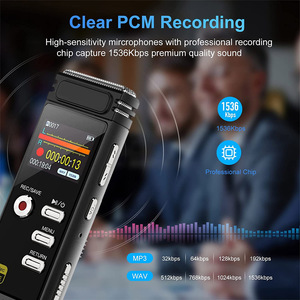 Registratore vocale Audio di alta qualità per prendere appunti, conferenze, riunioni e interviste registratore con riproduzione - Product Image 5