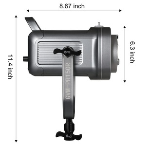 Gvm Pr150r150wハイパワーLEDビデオライトバイカラー & Rgbスタジオ照明キット - Product Image 2