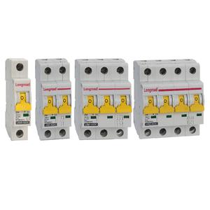 Diferentes tipos de disyuntor 1P 2P 3P 4P Mini MCB 1A-63A AC MCB Disyuntor en miniatura