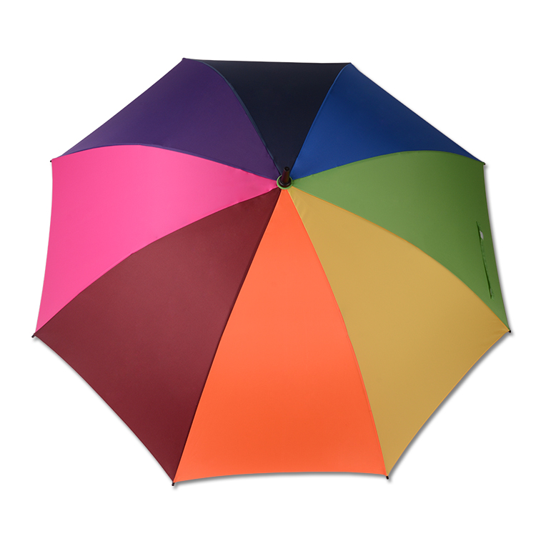 Parapluie de golf arc-en-ciel