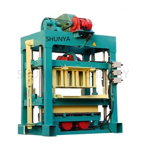 Good Choice for <strong>Building</strong> QTJ4-40 Semi-automatic Concrete Cement <strong>Block</strong> Brick Making <strong>Machinery</strong> - Product Image 2