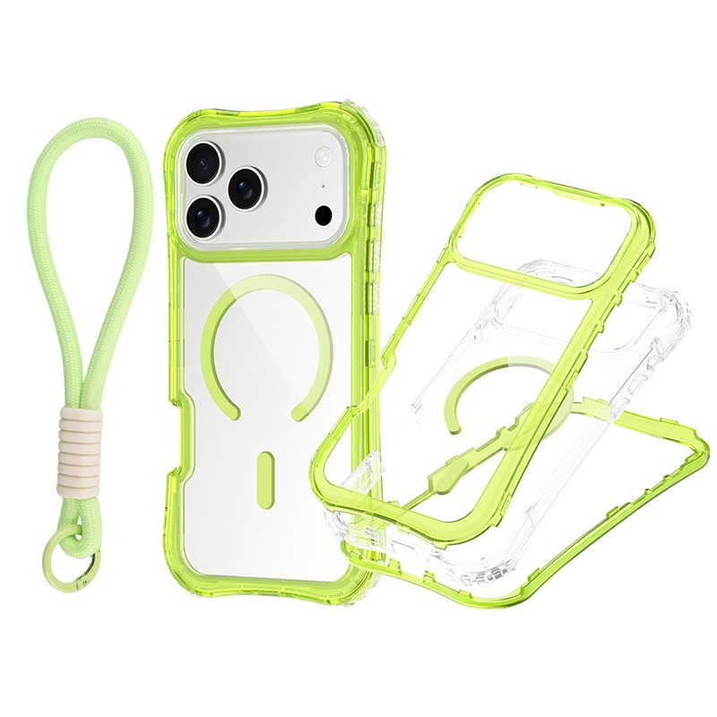 Verde fluorescente transparente