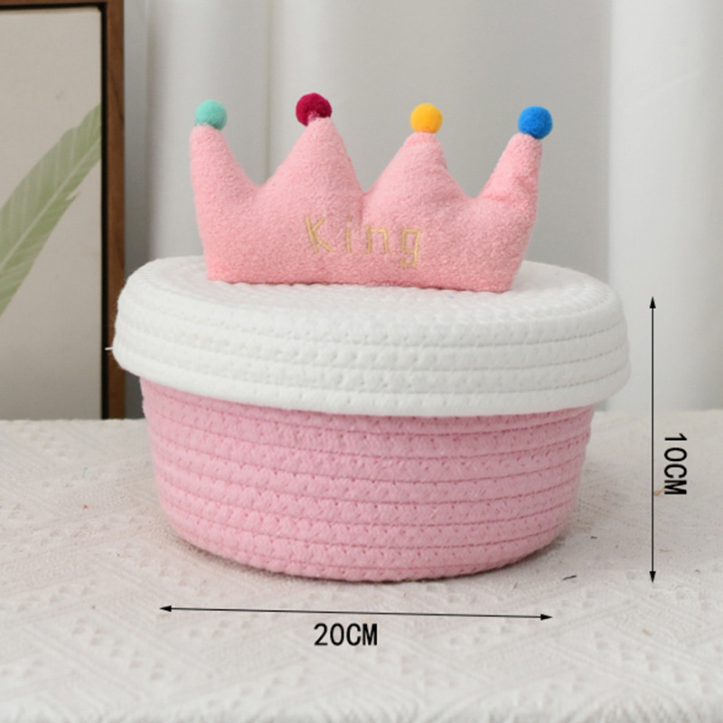 Design couronne, blanc et rose, petite taille