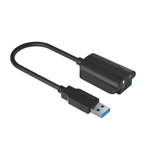 Nueva tarjeta de sonido con cable 7,1 USB2.0 con tarjeta de sonido con cable adecuada para computadoras, televisores, proyectores, tarjeta de sonido externa