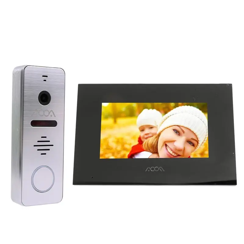 Bina erişim kontrolü interkom görüntülü kapı phonevideo interkom kapı zili kablosuz kamera akıllı kapı zili