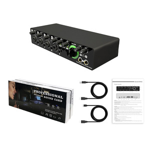 GAX-MD44 24bit 192kHz <strong>Interface</strong> De <strong>Audio</strong> <strong>4</strong> in <strong>4</strong> <strong>Audio</strong> <strong>Interface</strong> for Podcast Recording Music Instrument Sound Card - Product Image 6