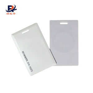椭圆形孔125khz TK4100蛤壳身份证，用于门禁 - Product Image 5
