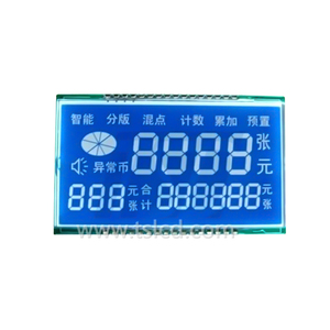 Modulo Lcd ML1001-2U TN 3v dell'esposizione lcd di segmento dello schermo <span class=keywords><strong>7</strong></span> di dimensione su ordinazione per la lavatrice - Product Image 1