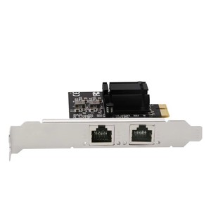 PCIe 3.0 2 Port 2.5G RJ45 ağ adaptörü Realtek 8125B çift bağlantı RJ45 2.5 Gigabit PCIe X1 LAN NIC Ethernet kartı - Product Image 4