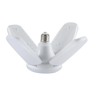 4 bıçak süper parlak <span class=keywords><strong>LED</strong></span> katlama dükkanı çalışma tavan işık E27 AC110V-265V E27 VANTİLATÖR PERVANESİ <span class=keywords><strong>led</strong></span> ampul
