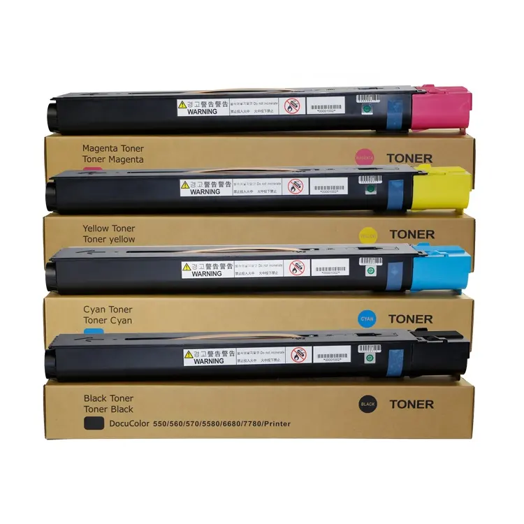 Xerox C560/7780 yüksek kaliteli toner kartuşu xeroxs renk için uyumlu 550 560 570 C60 c70 sarf fotokopi makinesi için