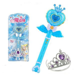 魔法公主小魔法仙女棒和皇冠闪光音乐儿童女孩玩具礼物 - Product Image 2