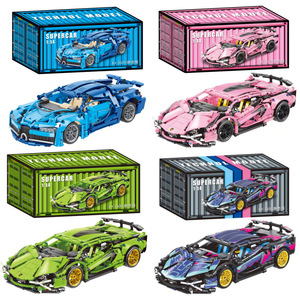BGL人気1:14 DIYアセンブリリモコンおもちゃ車モデルビルディングブロック子供用プラスチックおもちゃ - Product Image 2
