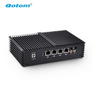 Qotom-Q355G4ファンレス4イーサネットNics産業用ベアボーン<span class=keywords><strong>i5</strong></span> <span class=keywords><strong>5200U</strong></span> 2.2GhzデュアルコアデスクトップコンピューターミニPC