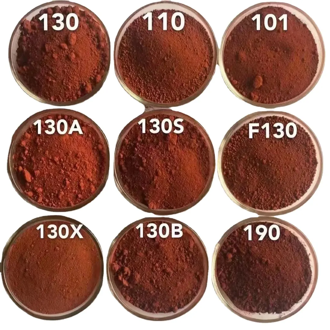 Besi oksida merah/hitam/kuning/hijau/coklat/biru untuk cat CAS NO.1332-72-2