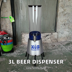 Dayanıklı 3L masa taslak bira kulesi dağıtıcı Self-Service partiler için plastik bira musluklar ile ev yapımı şarap & bira soğutucu - Product Image 2