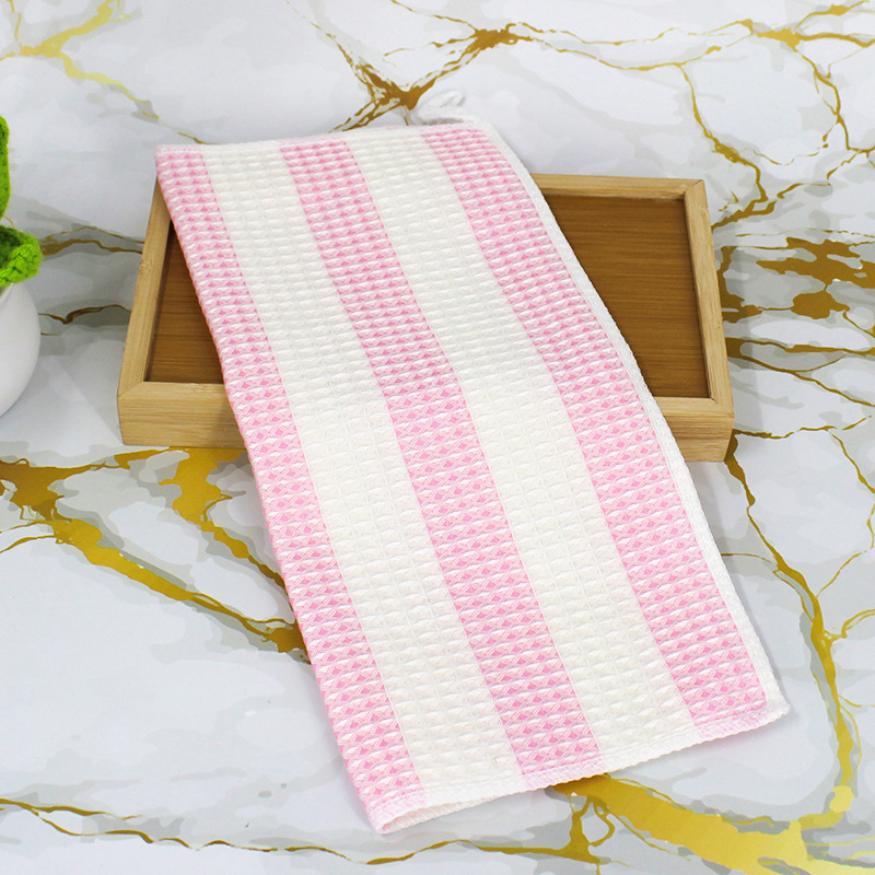 Petites rayures larges rayures (rose)