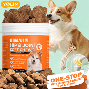 OEM/ODM Verfügbar Beste Haustier-Nahrungsergänzung Hüft- und Gelenk-Vitamine Kaubonbons Verbessern die Gelenkgesundheit Hunde-Gelenk-Soft-Chews Nahrungsergänzungsmittel - Product Image 1
