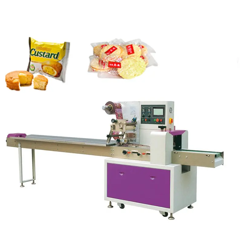Multi-function automatic horizontal pillow Biscuit Chocolate Gummy candy packing Machine