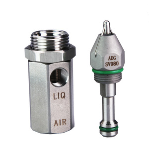 Thép Không Gỉ Micro Siêu Âm Khô Sương Mù Không Khí Atomizing Phun Bụi Triệt Tiêu <span class=keywords><strong>Atomizer</strong></span> Vòi Phun - Product Image 2