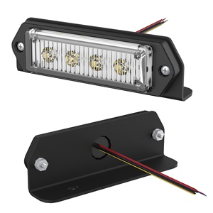 ECE R10 ECE R65 <strong>Class</strong> <strong>2</strong> <strong>LED</strong> Surface Mount Grille 6 <strong>LED</strong> Flashing Hazard Beacon Lighthead Strobe Light Dim Function - Product Image 6