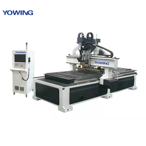 Máquina enrutadora cnc para carpintería, cambiador de herramientas ATC lineal - Product Image 1