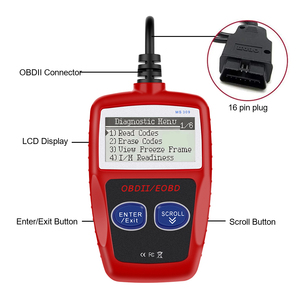 16 Pin Digital Display <strong>OBD2</strong> Code Reader Fault Code Check Clear Car Diagnostic Tools OBD 2 Scanner Universal - Product Image 5