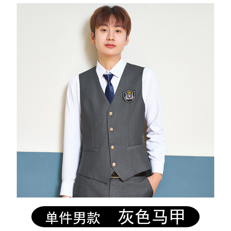 Men's gray vest