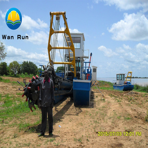 Draga de succión de cortador con flotadores de tubería de draga de arena portátiles para dragado marino en Nigeria - Product Image 6