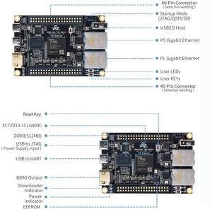 Scheda di sviluppo fpga a basso costo PZ7010-StarLite senza connettori per lo sviluppo scheda singola scheda di sviluppo fpga - Product Image 2