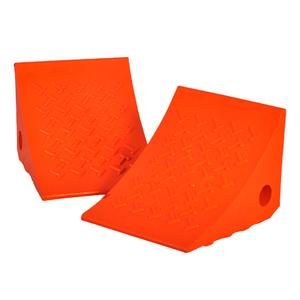 200*174*147mm High Quality Pu Orange Wheel <strong>Chocks</strong> For Safety And Prevention Of Accidents From Vietnam Supplier