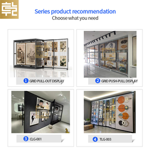 Tùy chỉnh trượt đẩy kéo vải giá treo bức tranh tác phẩm nghệ thuật hiển thị đứng Nhà cung cấp Trung Quốc của showroom hiển thị - Product Image 2