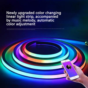 Flexible Silicone <strong>LED</strong> Strip DMX512 RGBW 12V 24V <strong>5050</strong> 60/96leds <strong>6</strong>*12mm Illusion Neon Light Programmable Addressing <strong>LED</strong> Strip