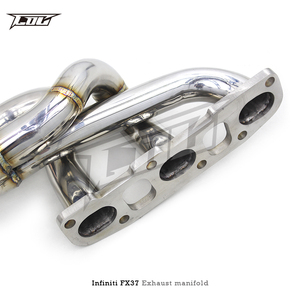 ส่วนหัวท่อร่วมไอดีเทอร์โบ COC สำหรับ V6 FX37 Infiniti 3.7L ท่อร่วมสแตนเลสสตีล2013-2021ท่อร่วมไอเสียระบบ304 - Product Image 4