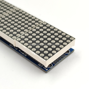 MAX7219 4-in-1-Array-Punktmatrixmodul 5V Blau Rot Grün Steuer modul LED-Anzeige modul mit 5P-Kabel - Product Image 3