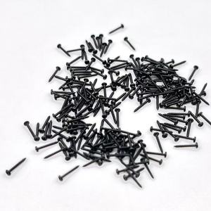 M1.7 M2 M2.5 M3 M3.5 M4 Mini küçük siyah oksit 304 paslanmaz çelik çapraz Pan kafa kendini vurarak ahşap vida - Product Image 1