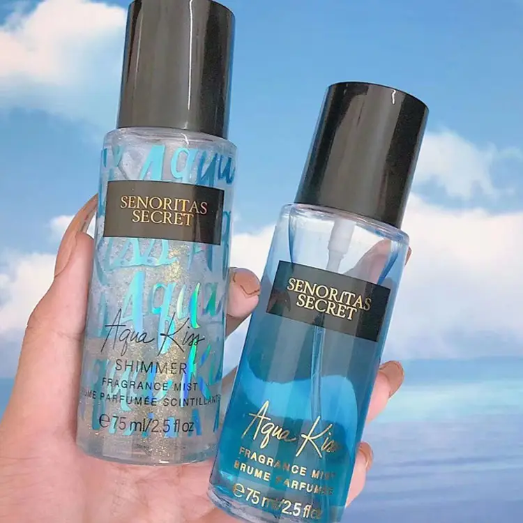 Perfume Atacado Dubai Venda Quente Segredos De Beleza De Longa Duração Dois Em Um Victoria Mulheres Body Spray Perfume Set