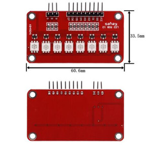 Colore completo RGB 5050 LED SCM circuito stampato scheda di controllo modulo PCB Design per Arduino AVR braccio rosso