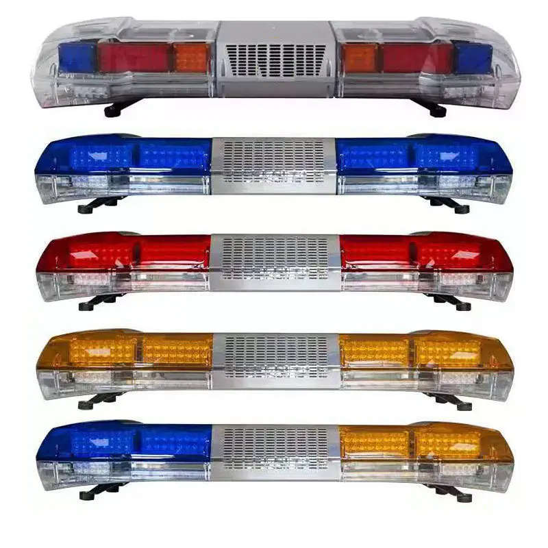 قضبان إضاءة LED للتحذير المروري, قضبان إضاءة LED للتحذير المروري في حالات الطوارئ ضوء تحذير للإسعاف حريق مقاوم للماء قضيب إضاءة مع 108 واط صفارة الإنذار ومكبر الصوت