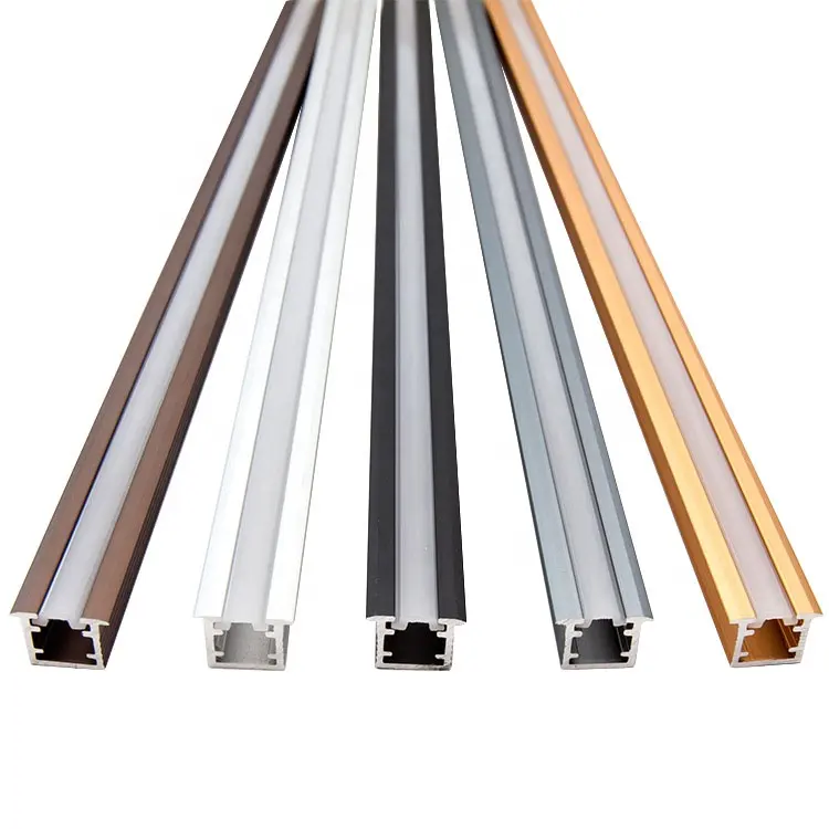 Wholesale Aluminium Tube Channel Linear Light Profiles Extrusion For Led Strip Light Black Led Aluminium Profile
