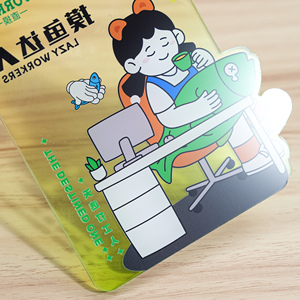 定制尺寸识别卡活动员工徽章聚氯乙烯身份证，带粉色挂绳 - Product Image 5