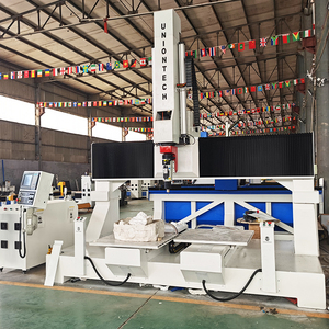 Due tavoli 5 assi Cnc Router5 asse Cnc prezzo macchina Syntec YASKAWA servomotore due tavoli 1200*1200 - Product Image 5