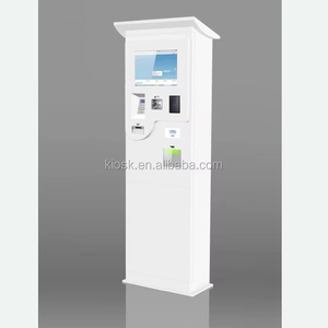 Quiosco de pago con autocomprobación con pantalla táctil, dispensador de tarjetas, quiosco de estacionamiento con lector de tarjetas, escáner de código QR - Product Image 4