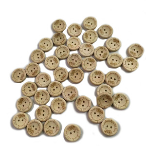 Aşk düğmeleri ile 50 adet ahşap el yapımı iki delik el sanatları DIY işçiliği projeleri için çeşitli - Product Image 4