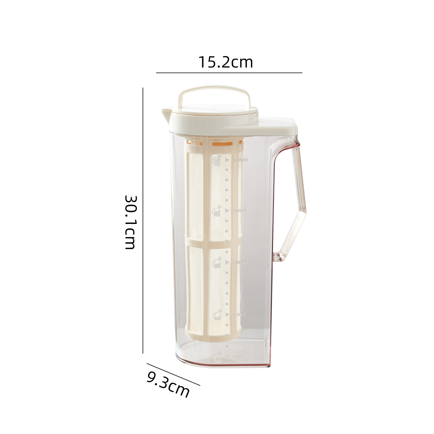 สีขาวน้ำนม 2.2 ลิตร