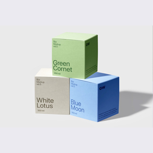 生态定制彩色印刷批发产品瓦楞包装盒方形普通牛皮纸纸盒 - Product Image 1