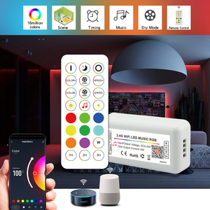 WIFI музыкальный пульт RGB светодиодный контроллер Диммер для светодиодных лент и модулей - Product Image 4