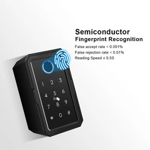TOPTEQ açık duvar montaj akıllı anahtar kasa, dijital anahtar kart WiFi uygulaması parmak izi akıllı anahtar kilit kutusu - Product Image 2