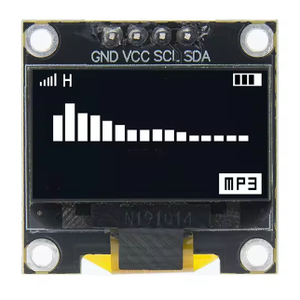 White OLED LCD <strong>LED</strong> Display Module 0.96&quot; 0.96 Inch <strong>I2C</strong> IIC Serial 12864 128*64 3V~ 5V DC SPI Serial Module for <strong>Arduino</strong>