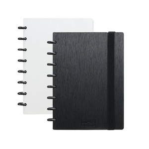 Anello di espansione per notebook con anello rilegato a disco in plastica A5 personalizzato, taccuino con raccoglitore a dischi a fungo, taccuino aziendale - Product Image 6